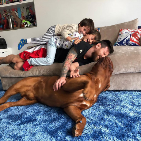 Lionel Messi Reveals Son Thiago 7 Is Massive Cristiano Ronaldo Fan And Asks About Ballon D Or Rival The