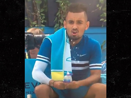 Tennis Star Nick Kyrgios Gets Stiff Fine For Water