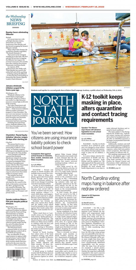 North State Journal Vol 6 Issue 51 By North Journal