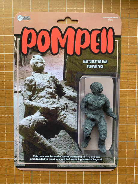 Pompeii Masturbating Man Figure
