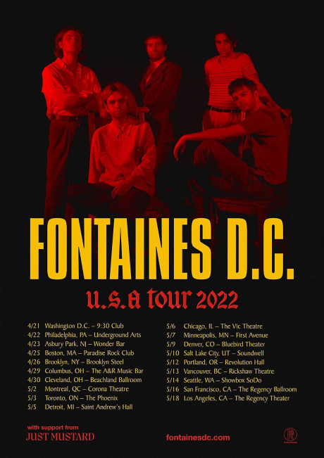 Just Mustard Underground Arts Philadelphia Pa April 22 2022 Fontaines D C I Just About