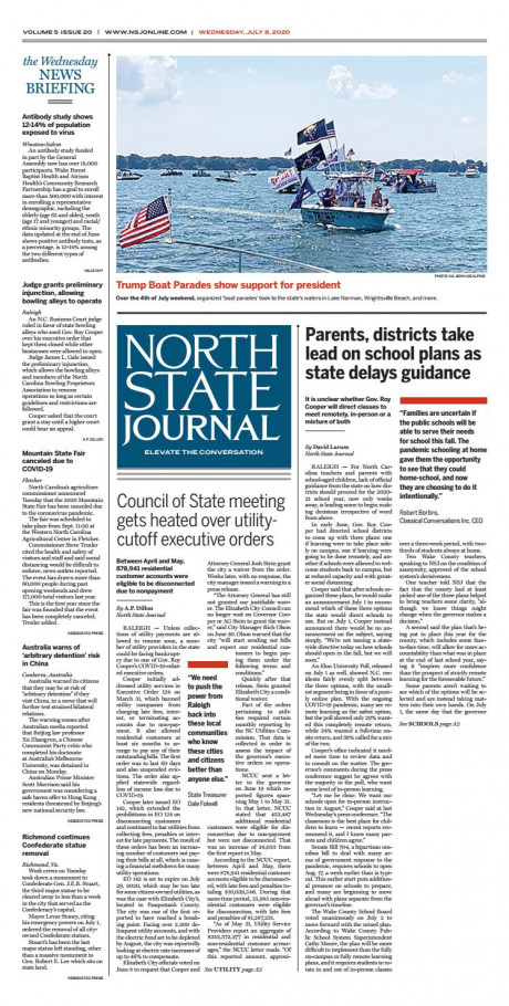 North State Journal Vol 5 Issue 20 By North Journal